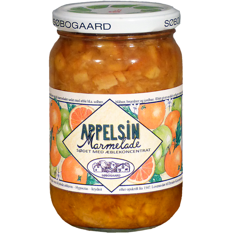 Søbogaard Appelsin Marmelade Æblesødet Ø (390 g)