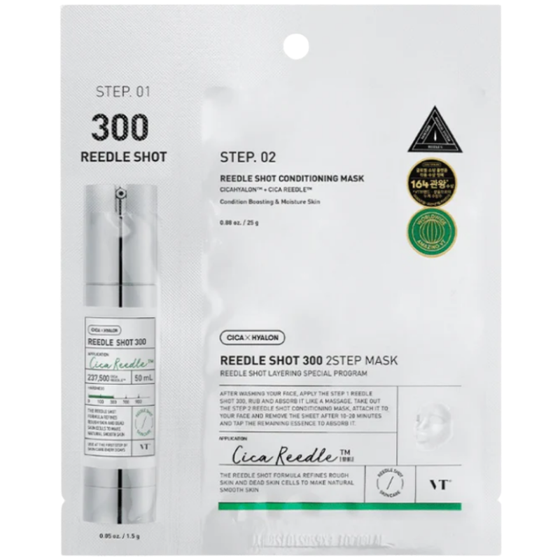 VT Cosmetics Reedle Shot 300 2-Step Mask (1 stk)