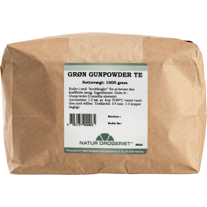 Natur Drogeriet Grøn Gunpowder Te - 1 kg