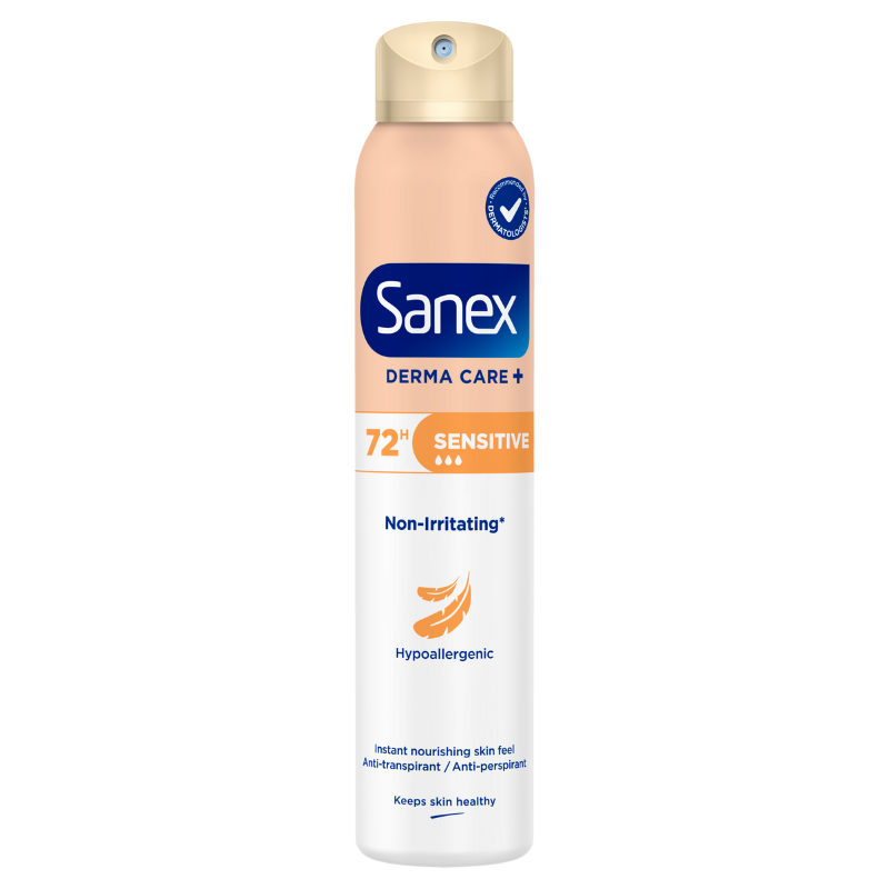 Sanex Derma Care+ Sensitive 72H Deodorant (200 ml)