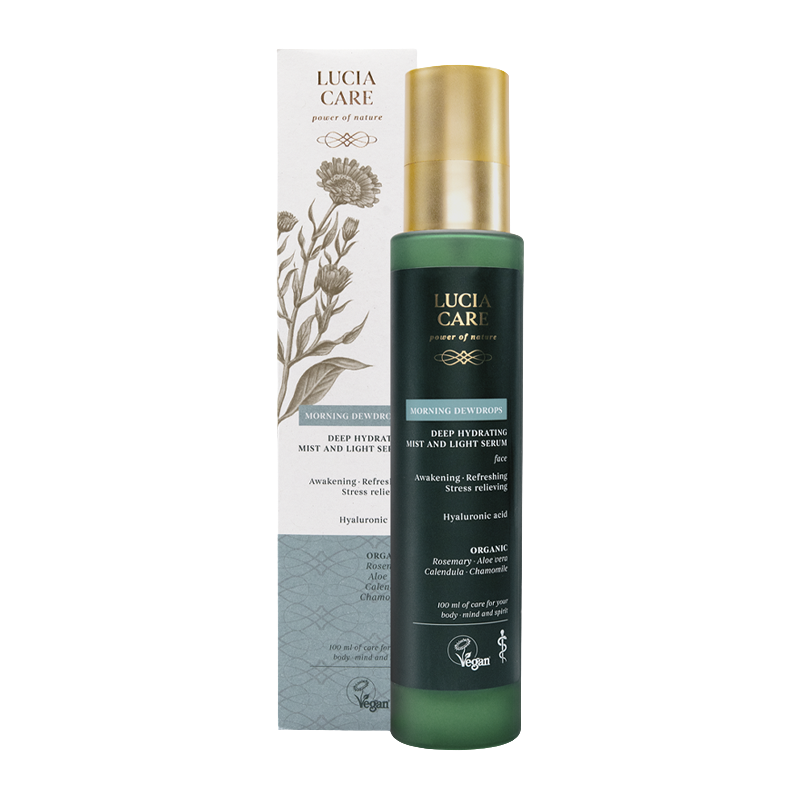 Lucia Care Morning Dew Drops All Day - Deep Hydrating Mist and Light Serum (100 ml)