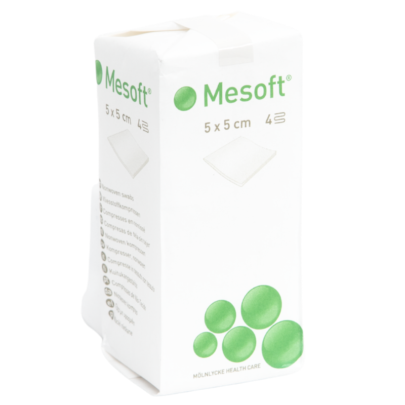 Mesoft Non Woven Kompres Usteril 5 x 5 cm (100 stk)