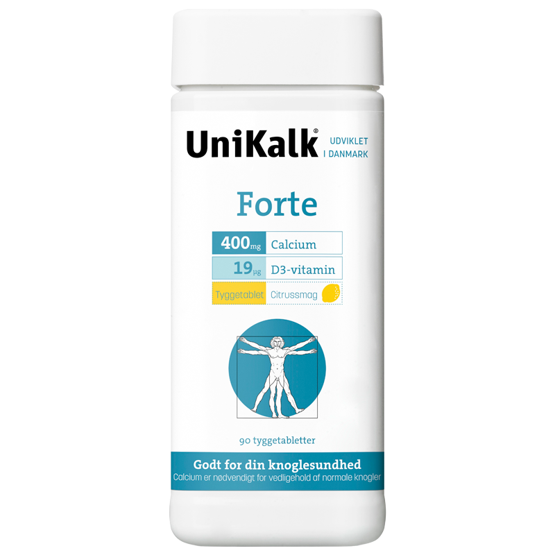 Unikalk Forte Tygge - 90 tabs.