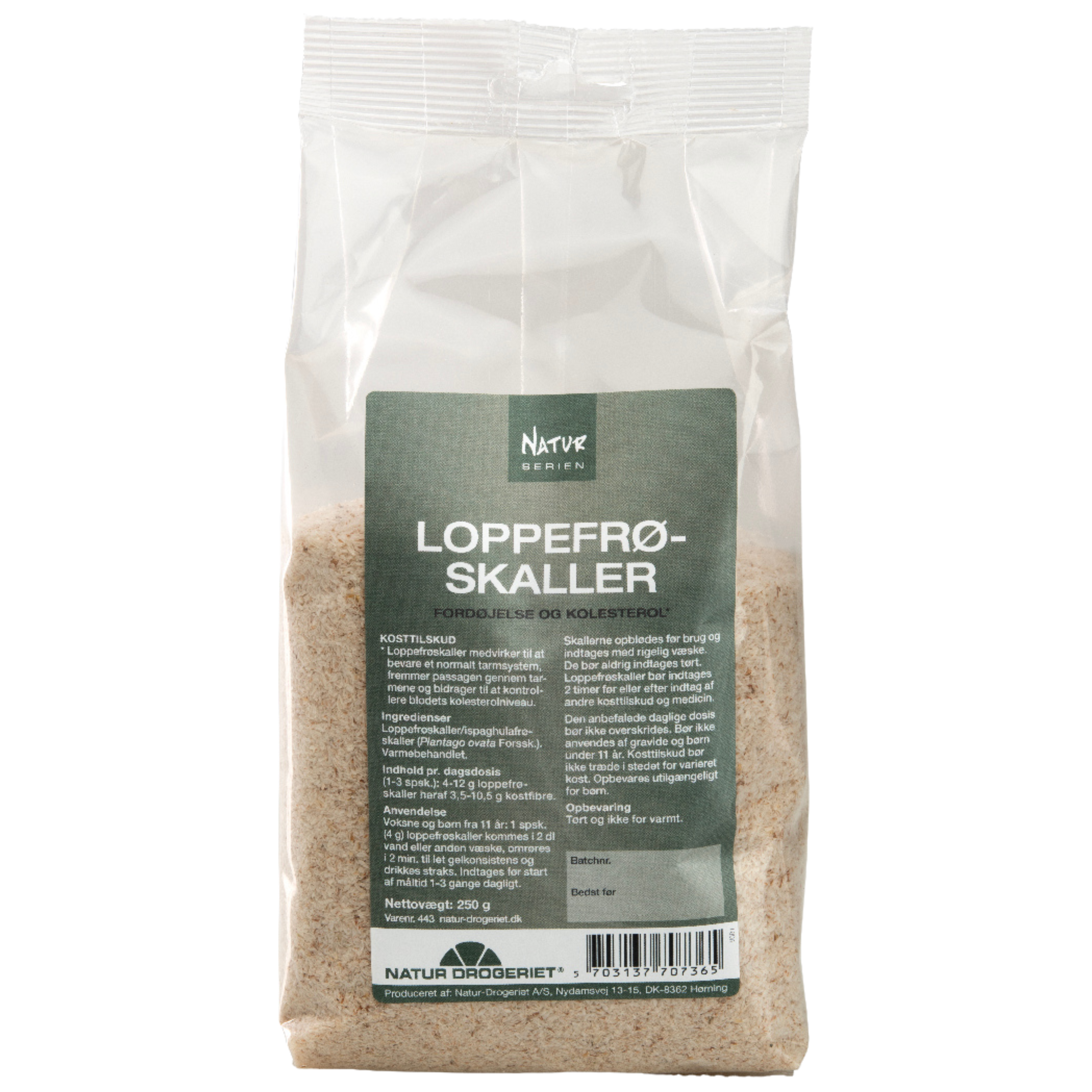 Natur Drogeriet Loppefrøskaller - 250 g.