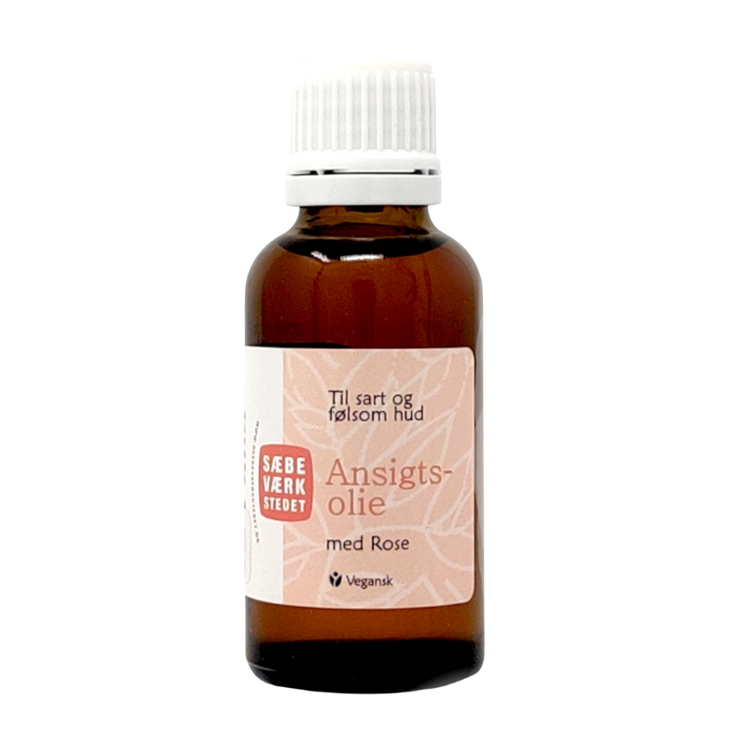 Sæbeværkstedet Ansigtsolie m. Rose - 30 ml.