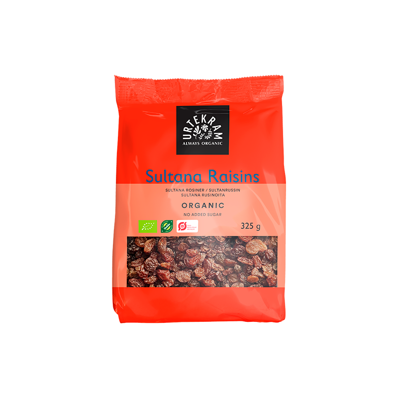 Urtekram Sultanas Rosiner Ø - 325 g
