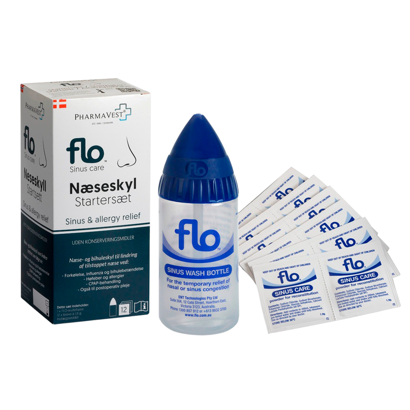 FLO Næseskyl Startersæt 12 Refill (1 sæt)