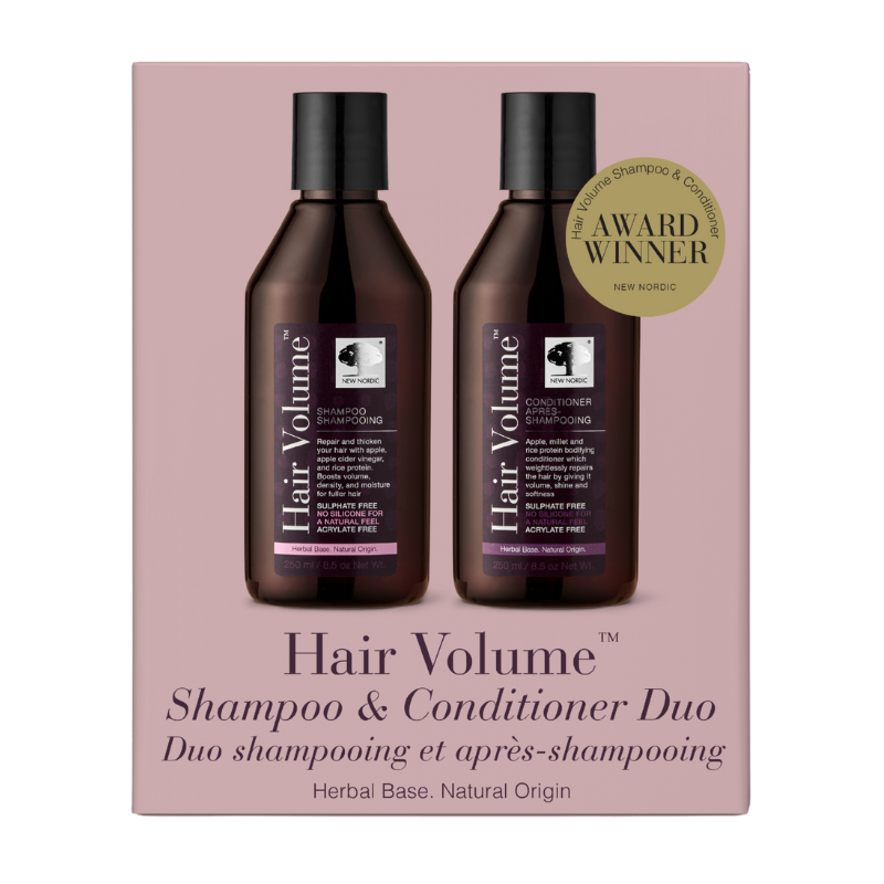 New Nordic Hair Volume Shampoo & Conditioner Pakke (1 sæt)