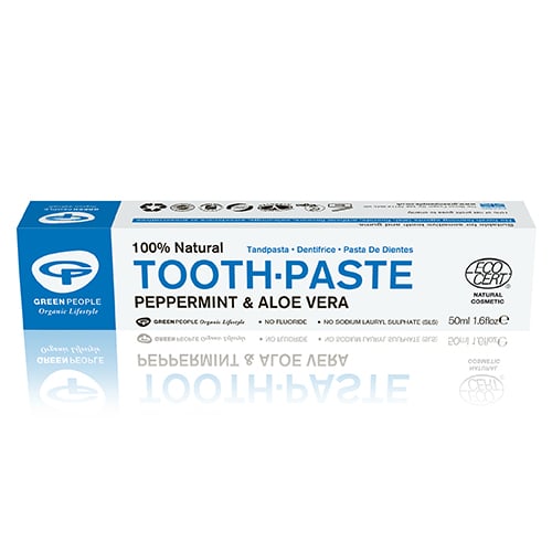 GreenPeople Tandpasta Pebermynte - 50 ml
