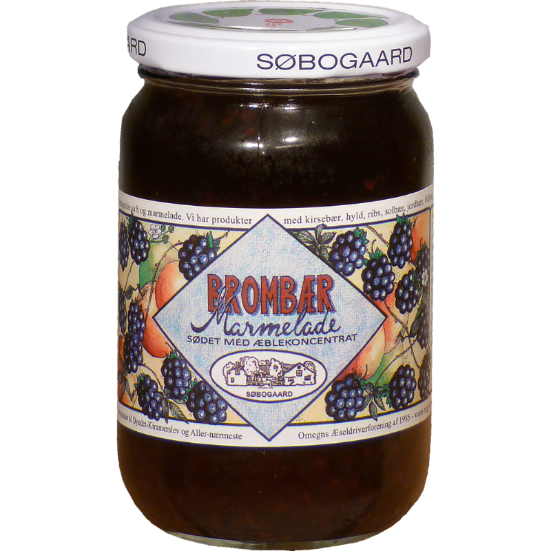 Søbogaard Brombær Marmelade Æblesødet Ø (390 g)