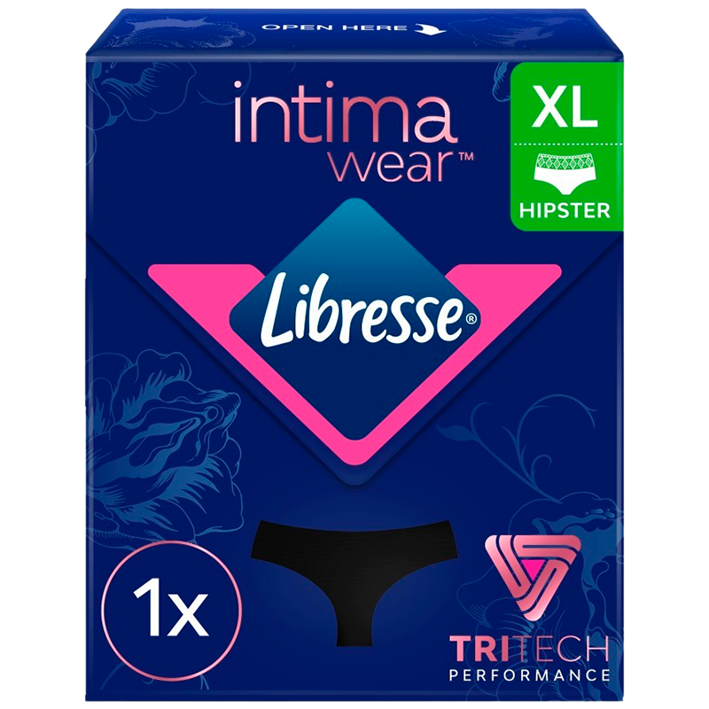 Libresse Intimawear Hipster Black XL (1 stk)