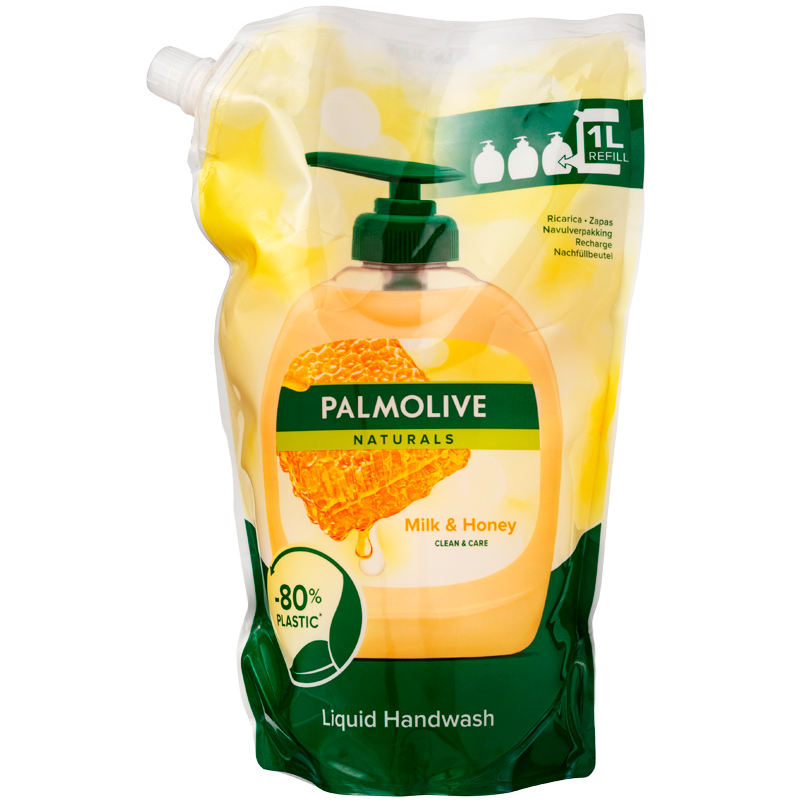 Palmolive Flydende Håndsæbe Milk & Honey Refill (1000 ml)