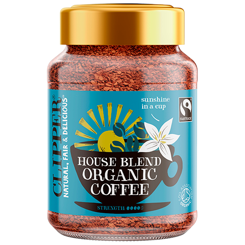 Clipper Instant Kaffe House Blend Fairtrade Ø (100 g)