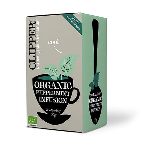 Clipper Pebermynte Te Ø - 1 pk.