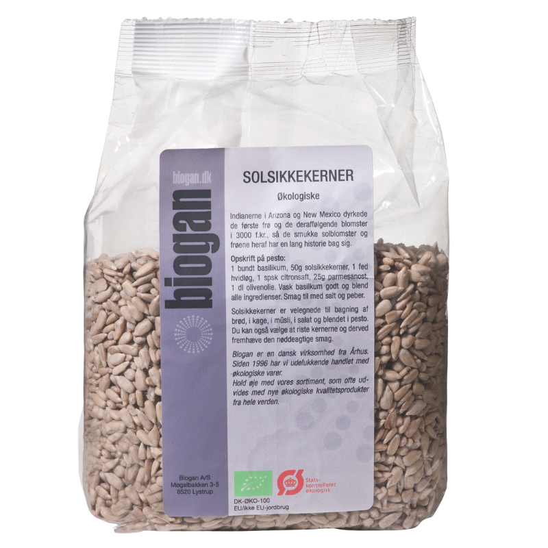 Biogan Solsikkekerner Ø - 500 g.
