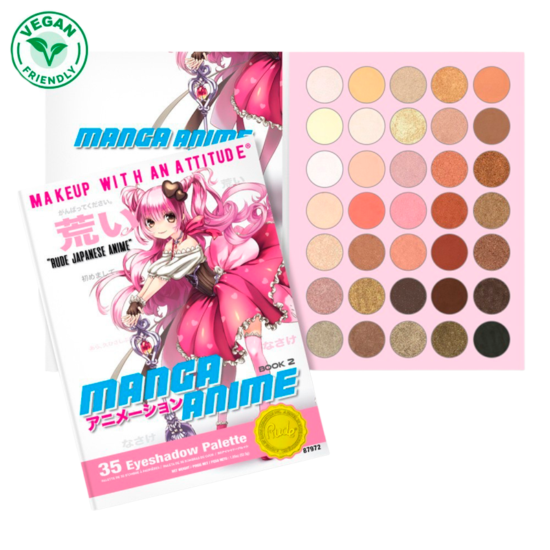 RUDE Cosmetics Manga Anime 35 Eyeshadow Palette (1 stk)