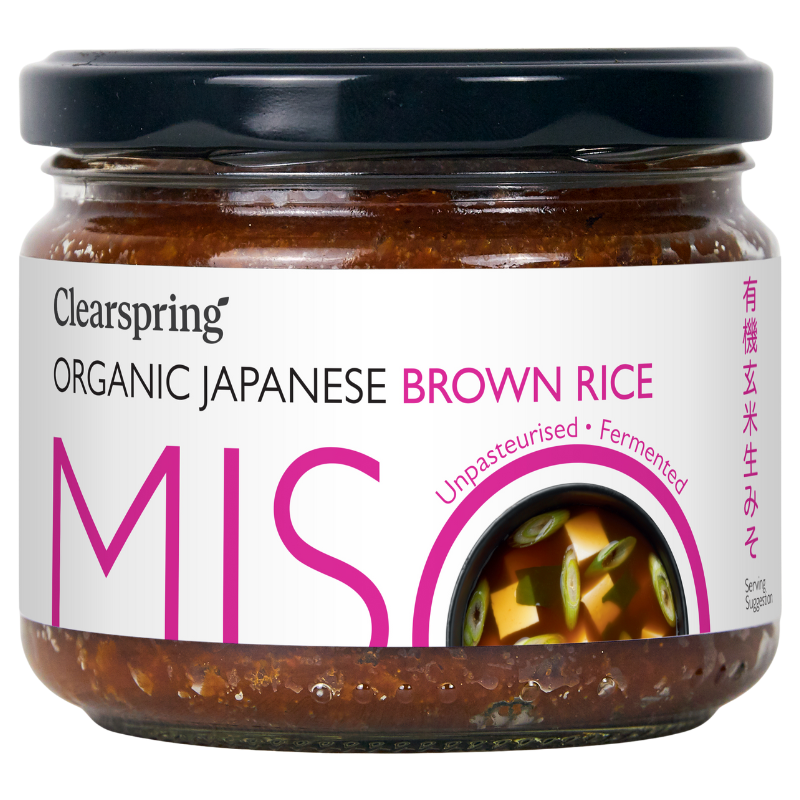 Clearspring Miso Brown Rice I Glas Upasteuriseret Ø (300 g)