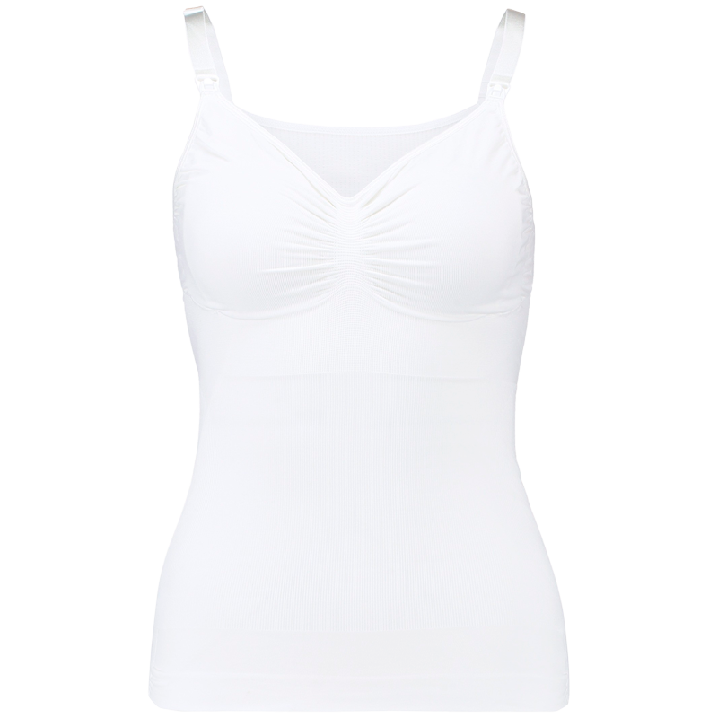 Carriwell Seamless Amme Top Med Shapewear Hvid - Large - 1 stk
