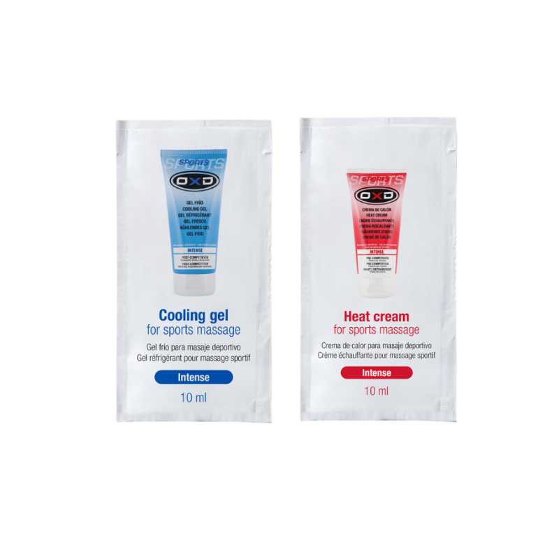Vareprøve - OXD Intens Kølende Gel + OXD Intens Varmecreme (2x10 ml)
