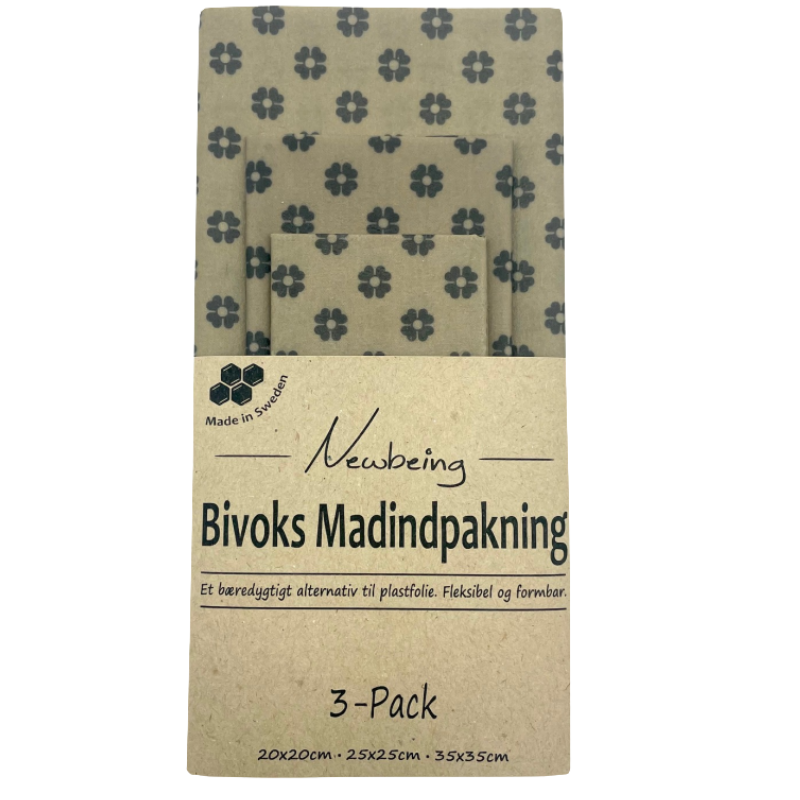 Newbeing Bivoks madindpakning beige (3 stk)
