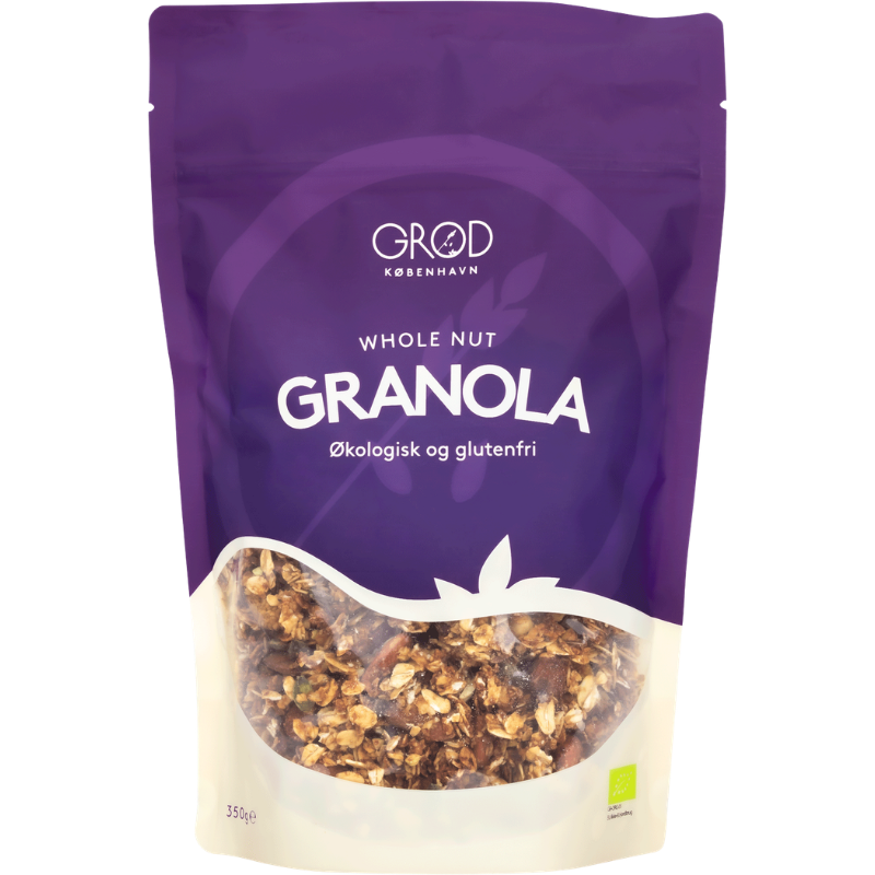 Grød Copenhagen Wholenut Granola Glutenfri Ø (350 g)