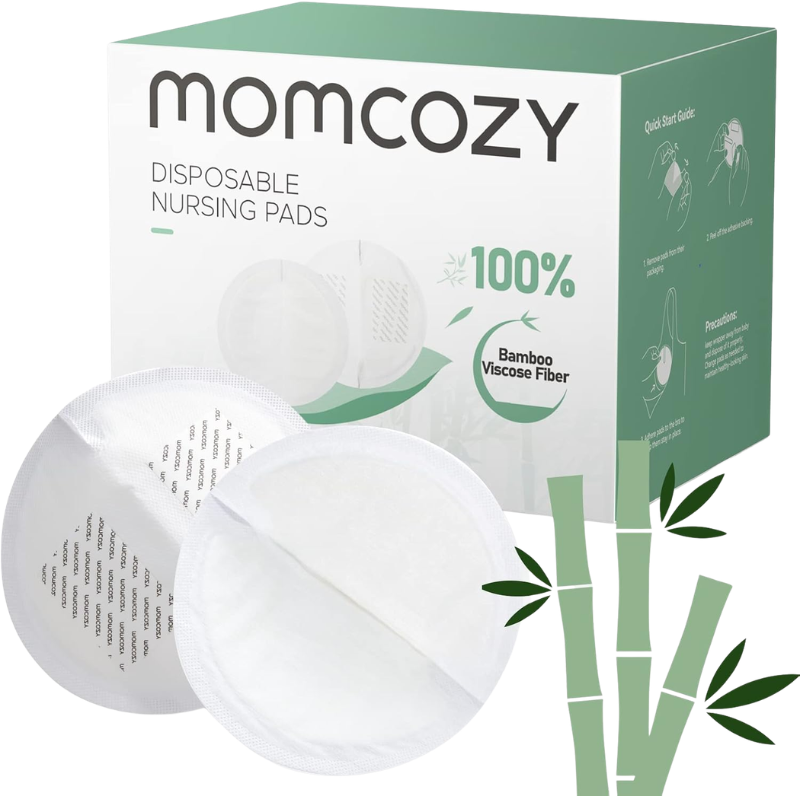 MomCozy Engangs Ammeindlæg Af Bambusfibre (80 stk)