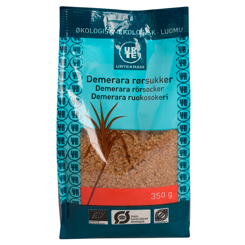 Urtekram Demerara Rørsukker Ø (350 g)