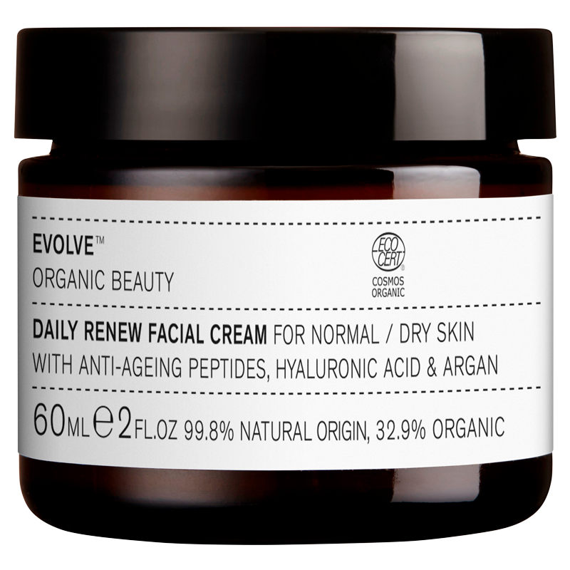 Evolve Organic Beauty Daily Renew Facial Cream - 60 ml.