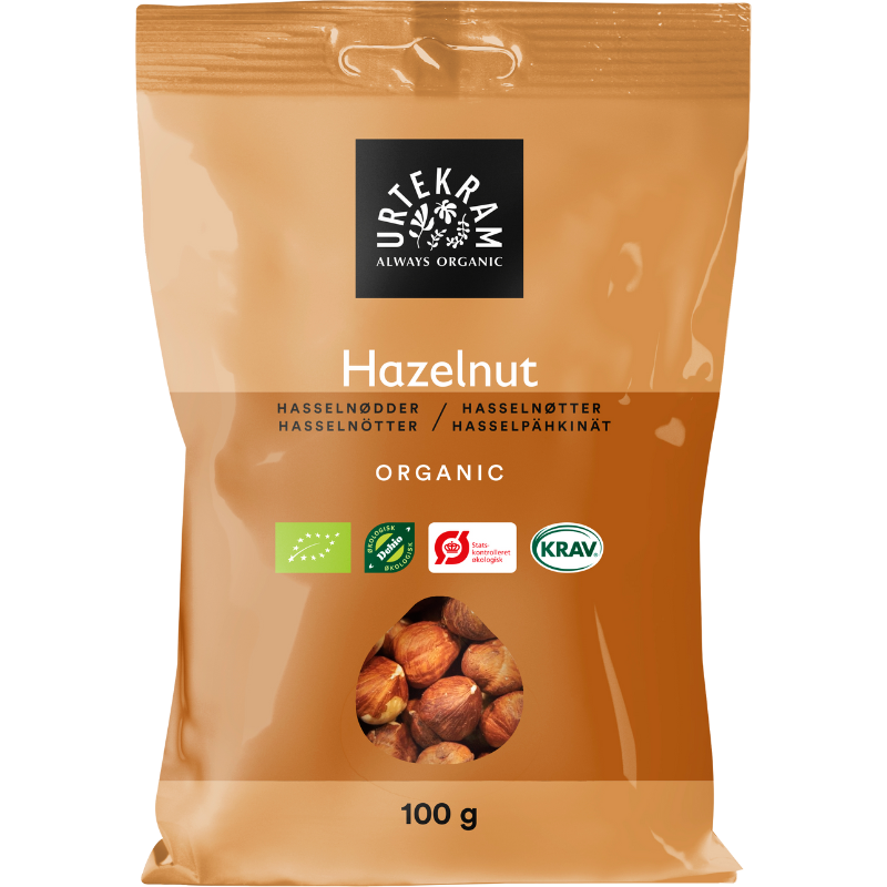 Urtekram Hasselnødder Ø - 100 g