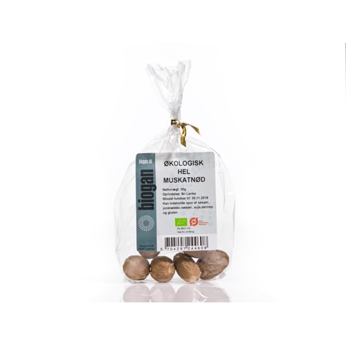 Biogan Muskatnød Hel Ø (30 g)