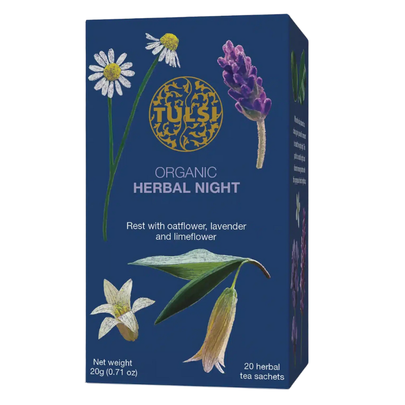 Tulsi Herbal Night tea Ø (20 breve)