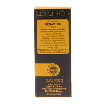 Rebas D6 kapsler - 20 stk.