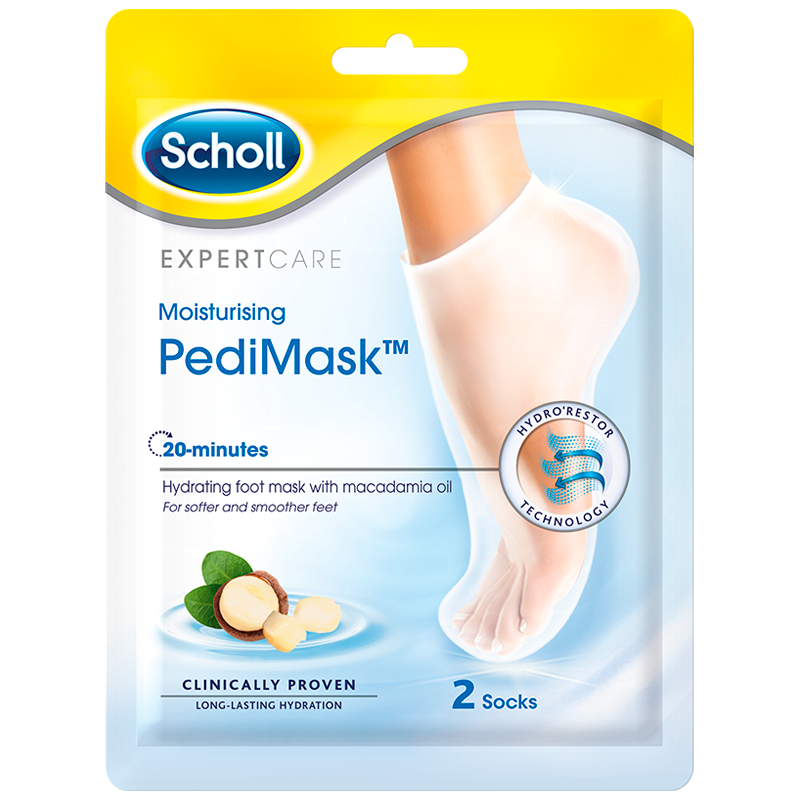 Scholl PediMask Macadamia (2 stk)