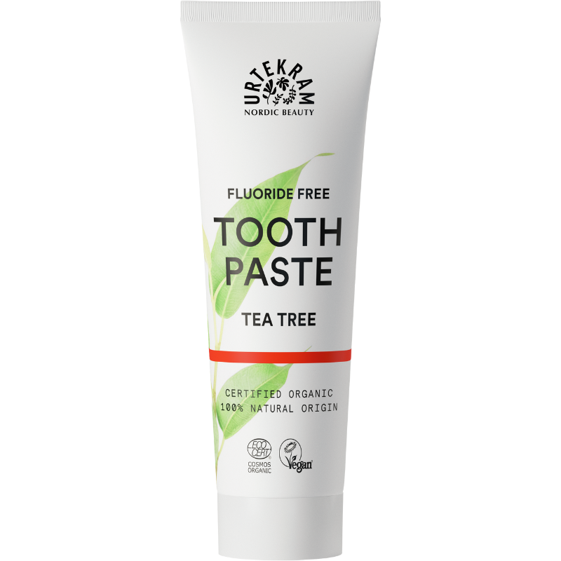 Urtekram Tandpasta Tea Tree uden Fluor Ø - 75 ml