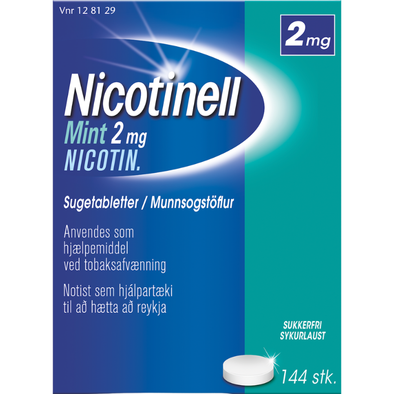 Nicotinell Mint Sugetablet 2 mg (144 stk)