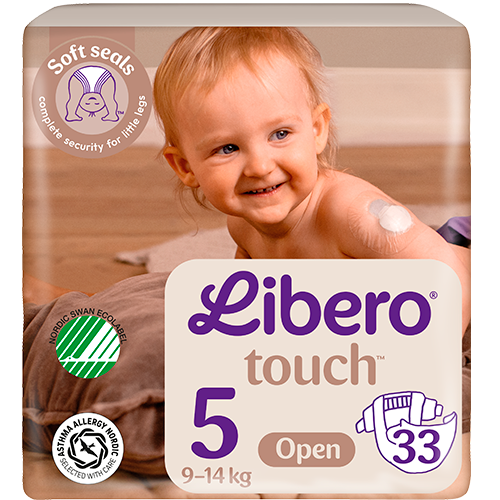 Libero Touch Ble Str. 5 9-14 Kg (33 stk)