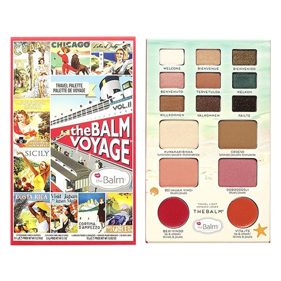 The Balm Voyage Vol. 2 Mini Face Palette 18.1 g.