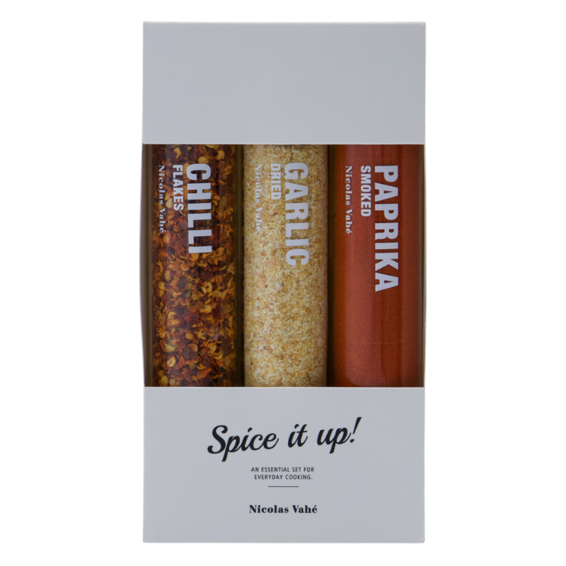 Nicolas Vahé Spice It Up Sæt Røget Paprika/Hvidløg/Chili (43 g)