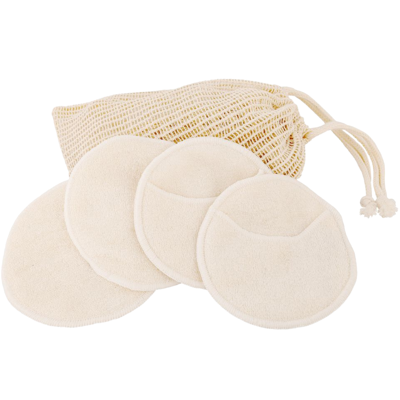 Croll & Denecke Facial Pads In Ramie Washing Bag (4 stk)
