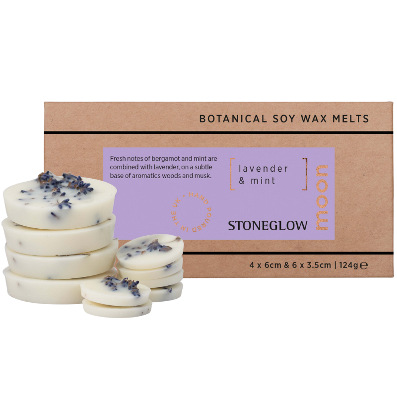 Ambience Stoneglow Vegansk Soja Duftvoks Lavendel & Mint (10 stk)