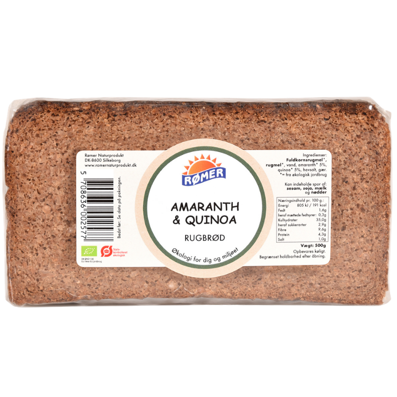 Amaranth & Quinoa Brød Ø - 500 g.