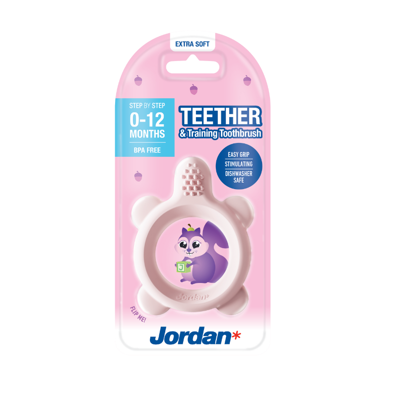 Jordan TB Step 0 Teether & Training Toothbrush (1 stk)