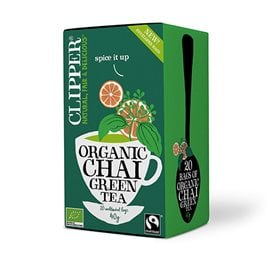 Clipper Grøn Te Chai Ø - 40 g