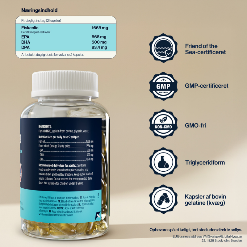 Fiskeolie / Omega 3