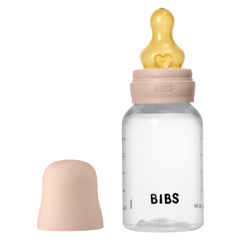 Bibs Baby Bottle Round Latex Slow Flow Ivory (150 ml)
