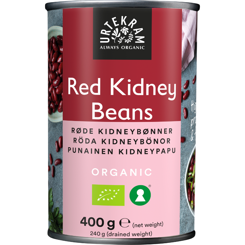 Urtekram Kidneybønner Røde Ø - 400 g