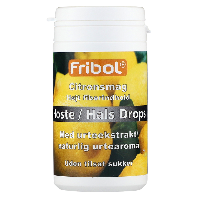 Fribol Hoste/Hals Drops Citron (60 g)