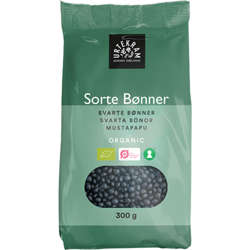 Urtekram Sorte bønner Ø - 300 g