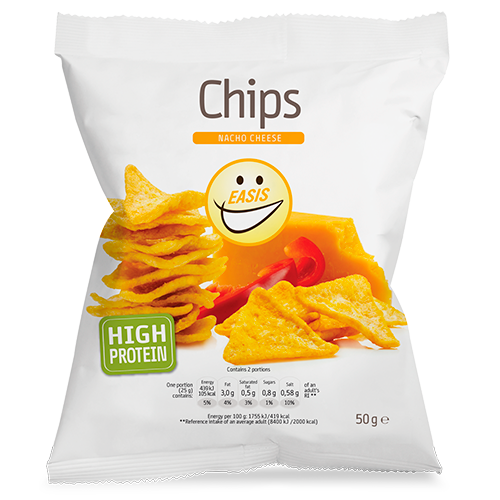 EASIS Nacho Cheese Chips - 50 gr