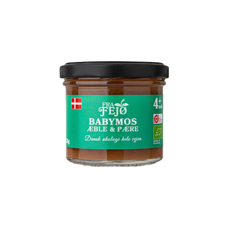 Fra Fejø Babymos Æble/Pære Ø (120 g)